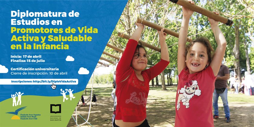 Nueva edición de la Diplomatura en Promotores de Vida Activa y Saludable en la Infancia
