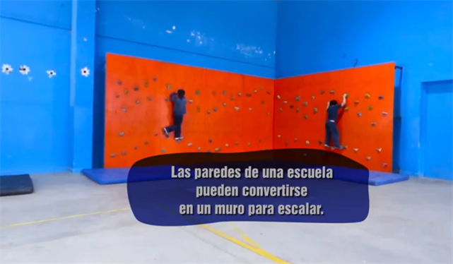 San Luis: ¡la pared que le dio vida al recreo!