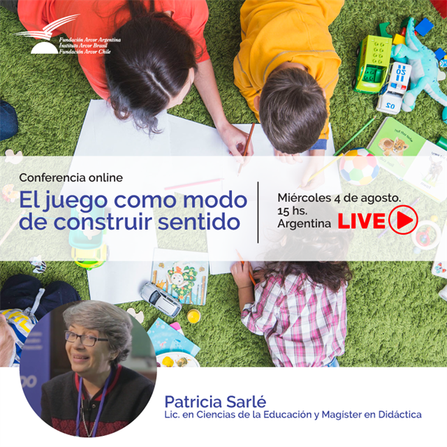 Conferencia de Patricia Sarlé: “El juego como modo de construir sentido”