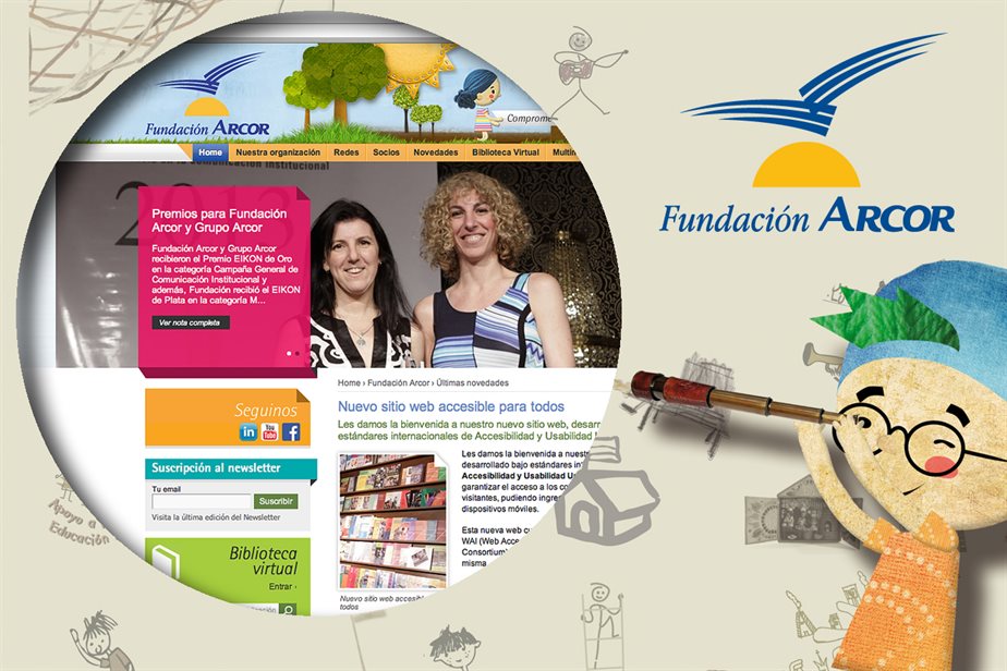Fundación Arcor presenta su nuevo sitio web accesible