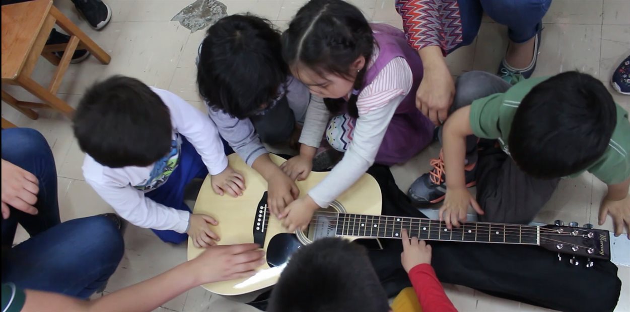 Un jardín que hace de la música un instrumento de desarrollo