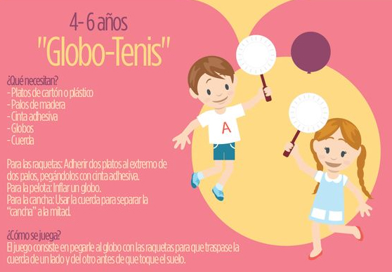 Juegos para moverse desde chiquitos