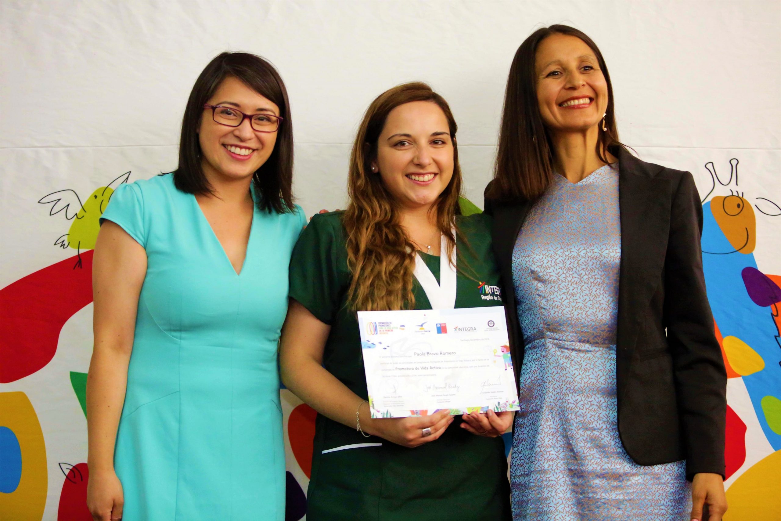 Nuevas promotoras de vida activa para niñas y niños en la región de OHiggins