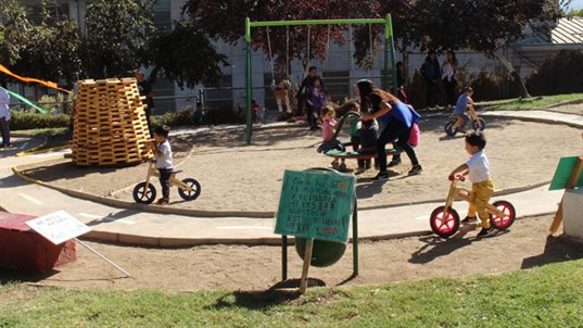 MÁS DE 100 NIÑOS Y NIÑOS EN MOVIMIENTO PARA LA COMUNA DE PEÑALOLÉN