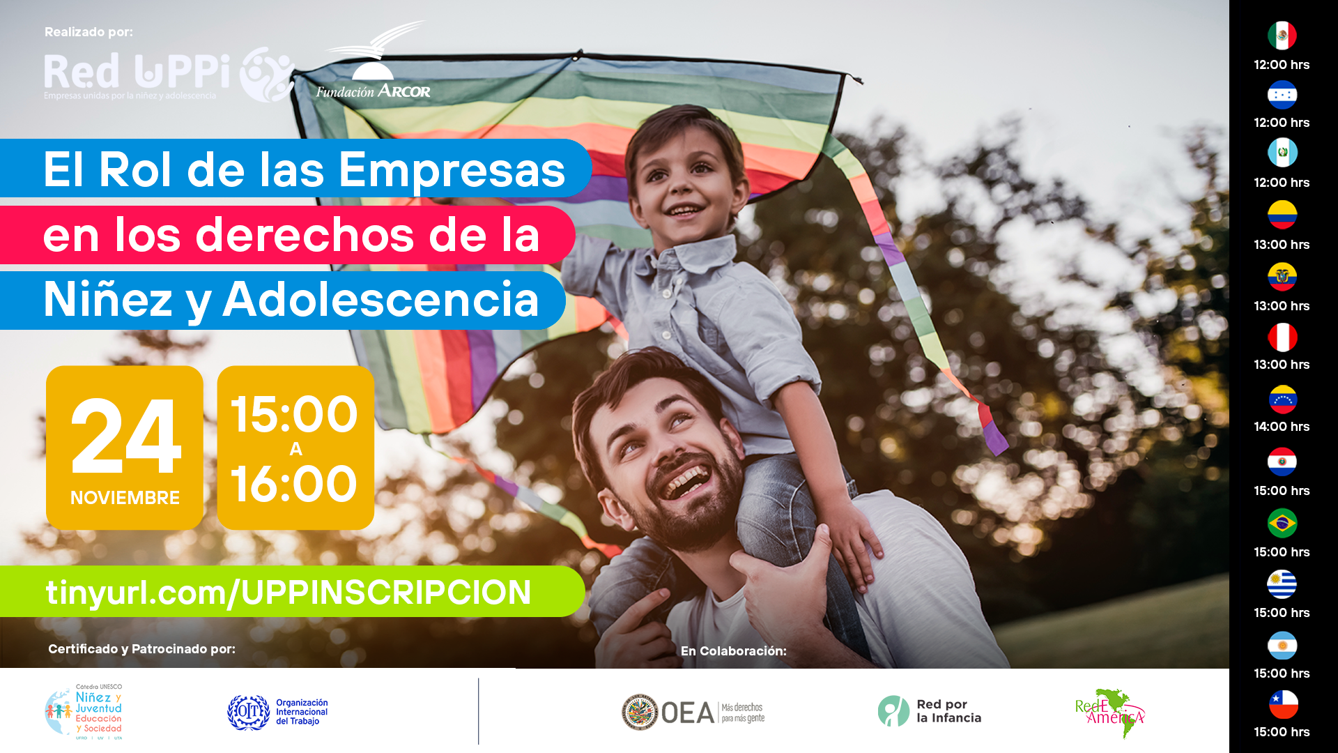Red UPPI (Empresas Unidas por la Niñez y Adolescencia) y Fundación Arcor regional lanzan la segunda versión del curso: “El Rol de las Empresas en los derechos de la Niñez y Adolescencia”