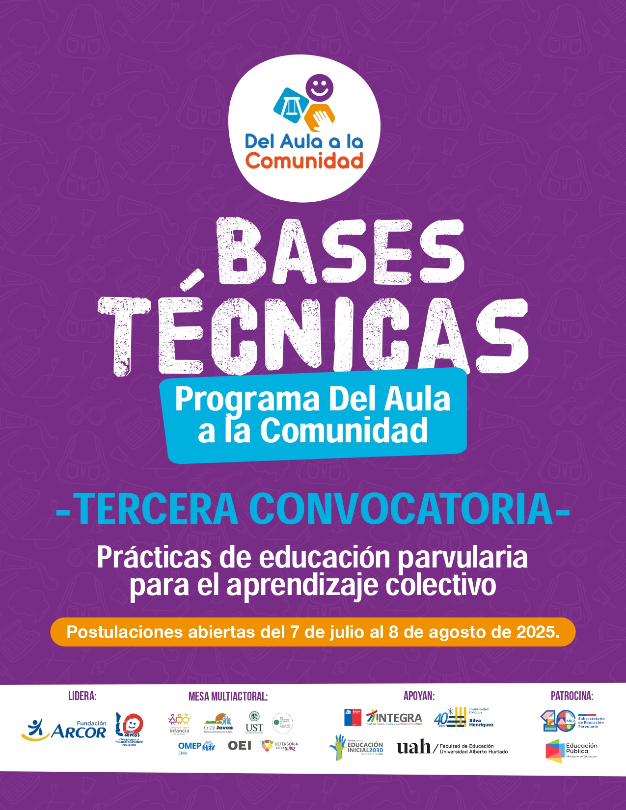 Bases del Programa Del Aula a la Comunidad 2025