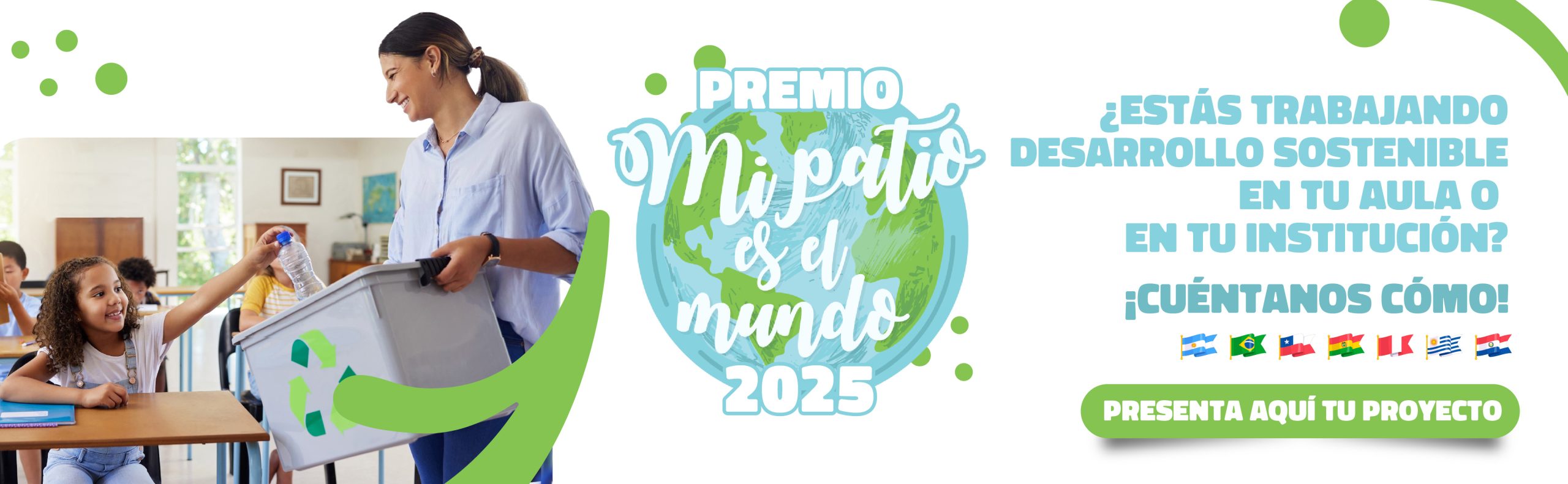 Convocatoria abierta al Premio “Mi Patio es el Mundo” 2025